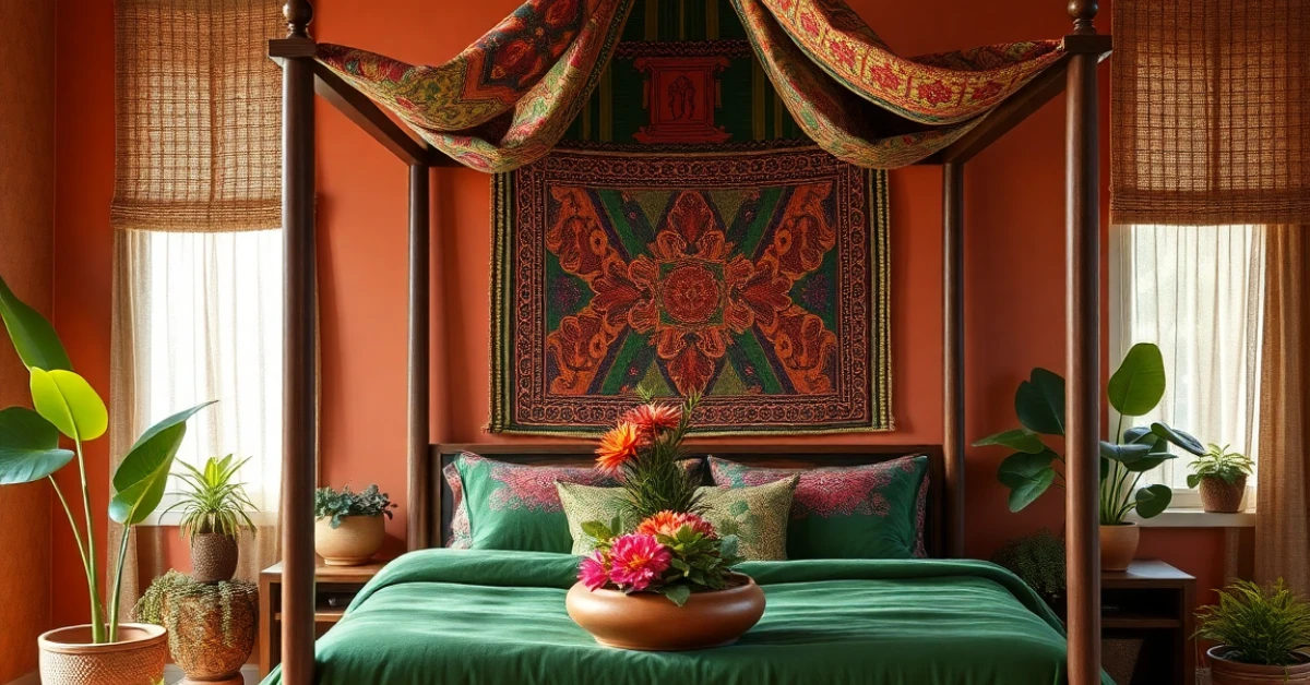 Afrohemian Bedroom Designs