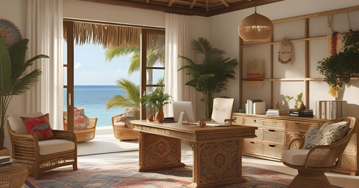 Ibiza Style Boho Office: 25 Chic Design Ideas