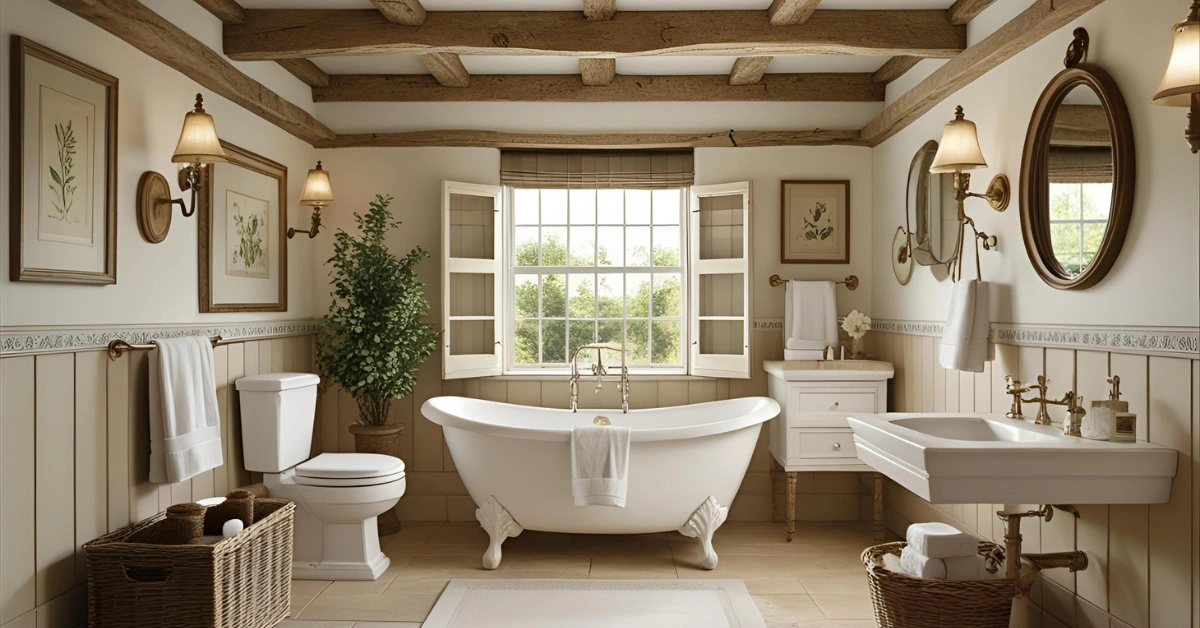 25 English Countryside Bathroom Ideas for Timeless Charm