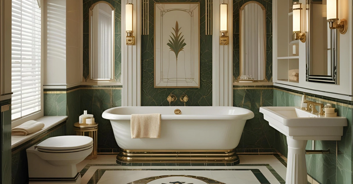 Art Deco Bathroom Design: 25 Stunning Ideas for 2025