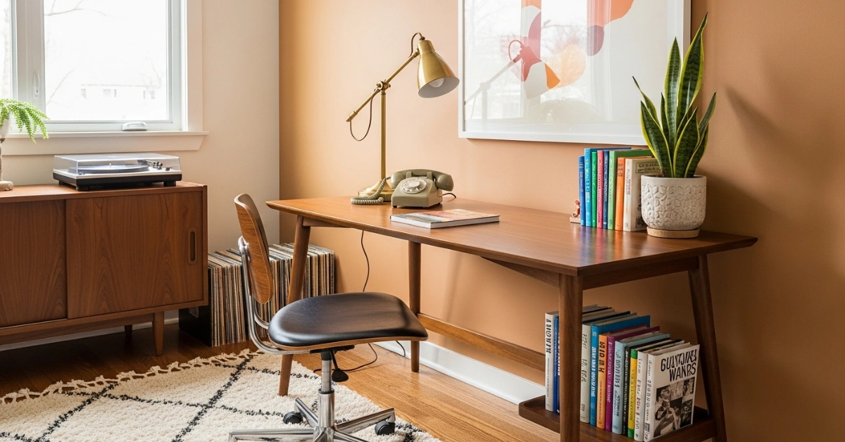 Mid-Century Office Decor: Timeless Style for Your Workspace
