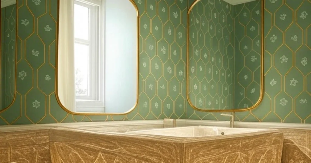 Sage Green Wallpaper for Pattern Play