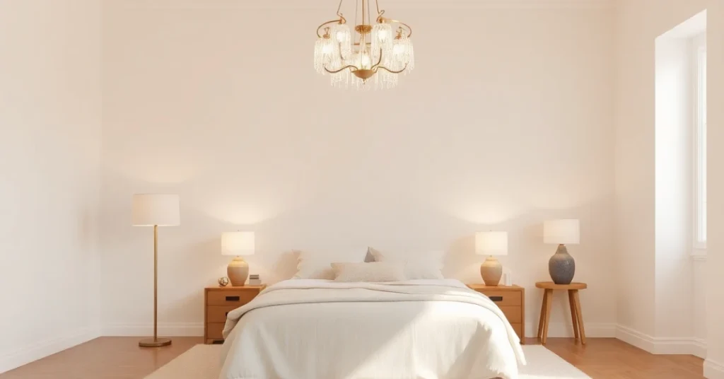 Lighting Ideas for a Neutral Bedroom