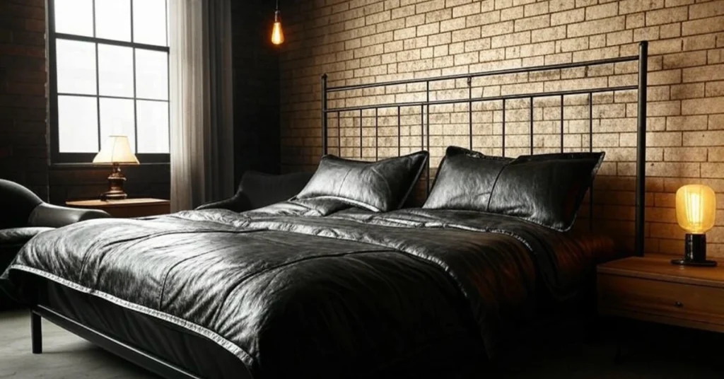 Industrial Black Bedroom