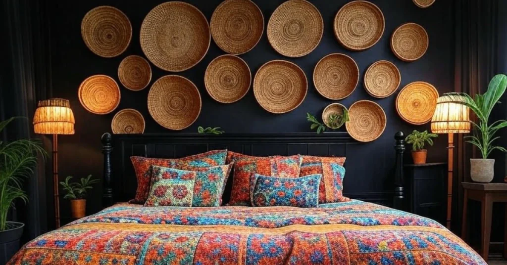 Bohemian Black Bedroom