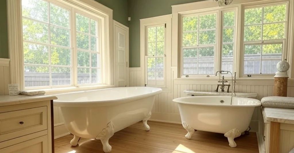 Large Cottage Bathroom Design Ideas