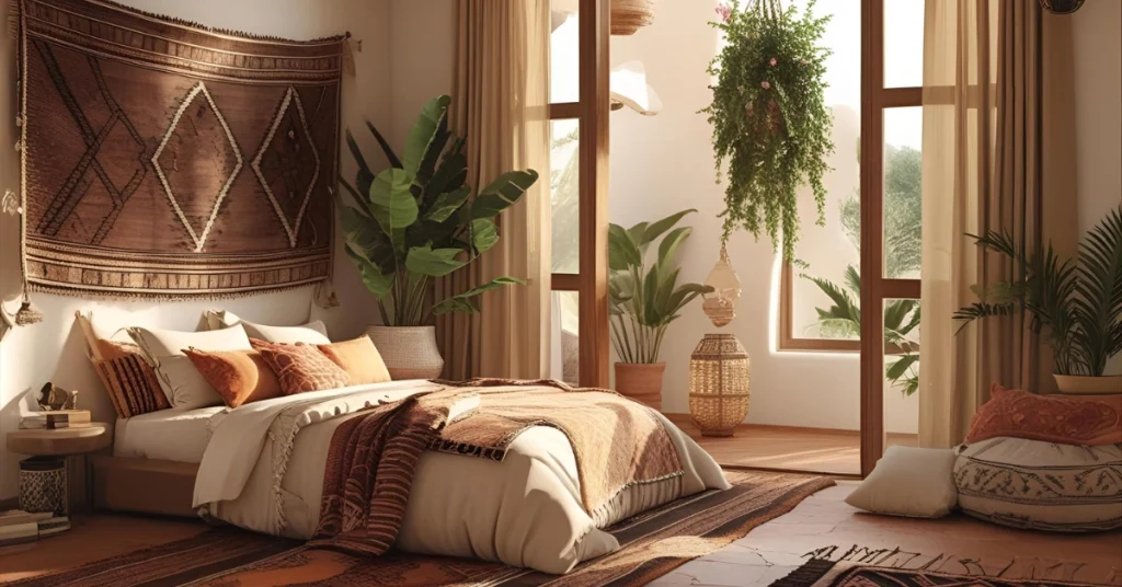 Boho-Chic Moroccan Bedroom