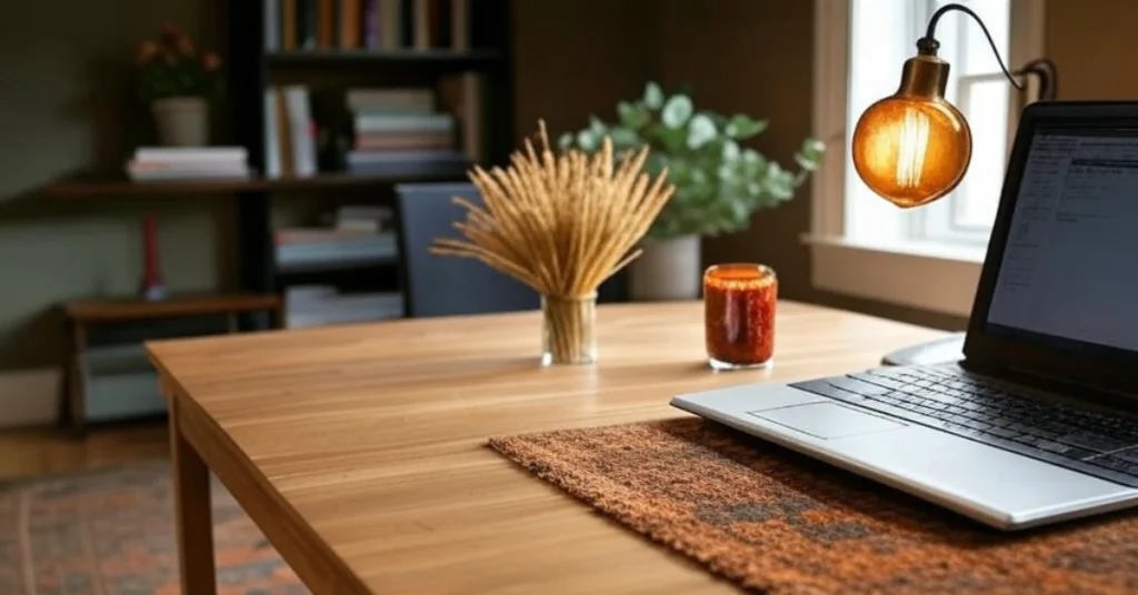 Real-Life Inspiration: How One Designer Styled Their Cozy Fall Home Office