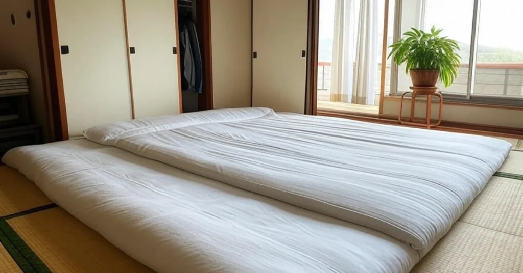 Compact Japanese Bedroom