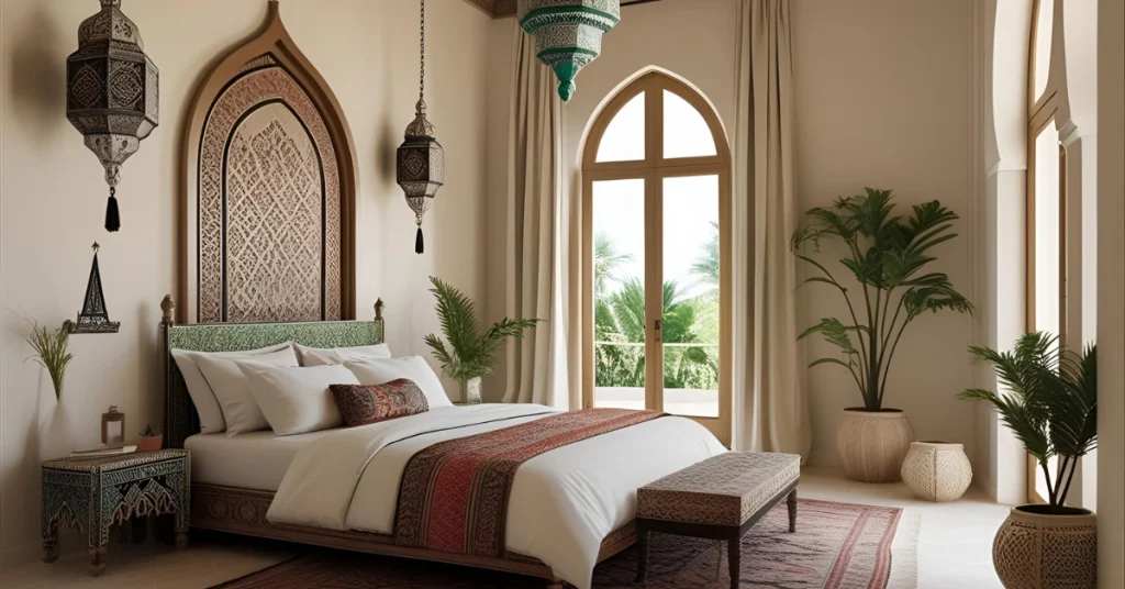 Minimalist Moroccan Bedroom