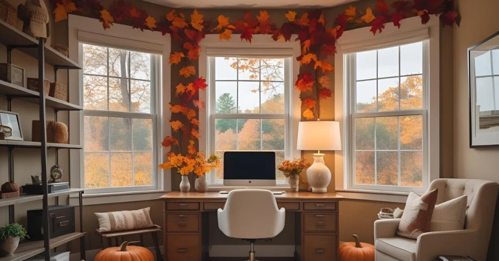 Cozy Fall Home Office Ideas for a Warm, Productive Season