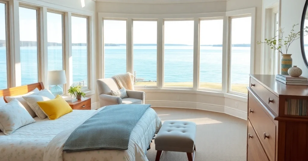 Seasonal Updates for Evergreen Lake House Bedrooms