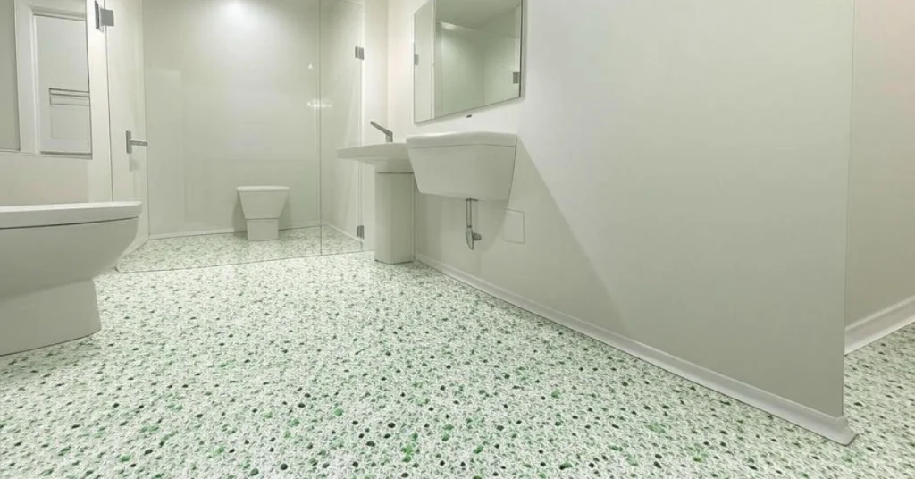 Sage Green and Terrazzo for Trendy Flair