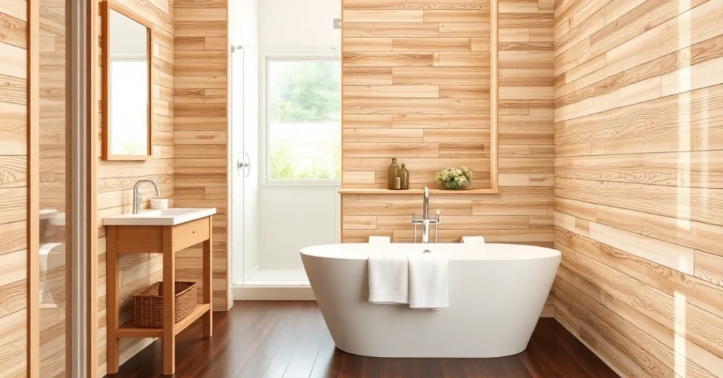 Add Texture with Shiplap or Paneling