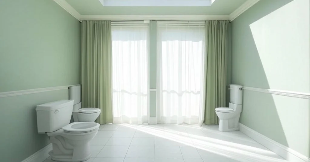 Sage Green and Skylights for Natural Light