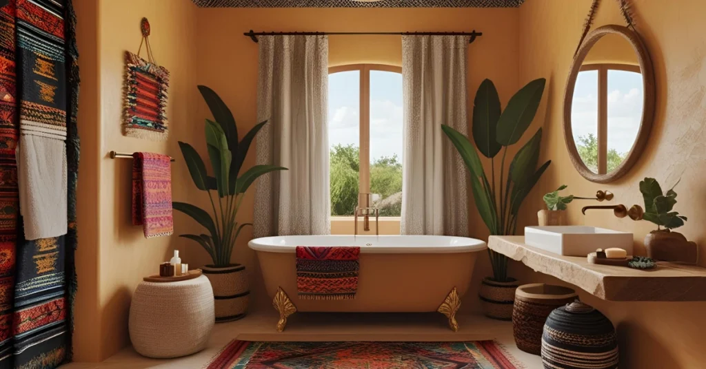 What Is an Afrohemian Bathroom?