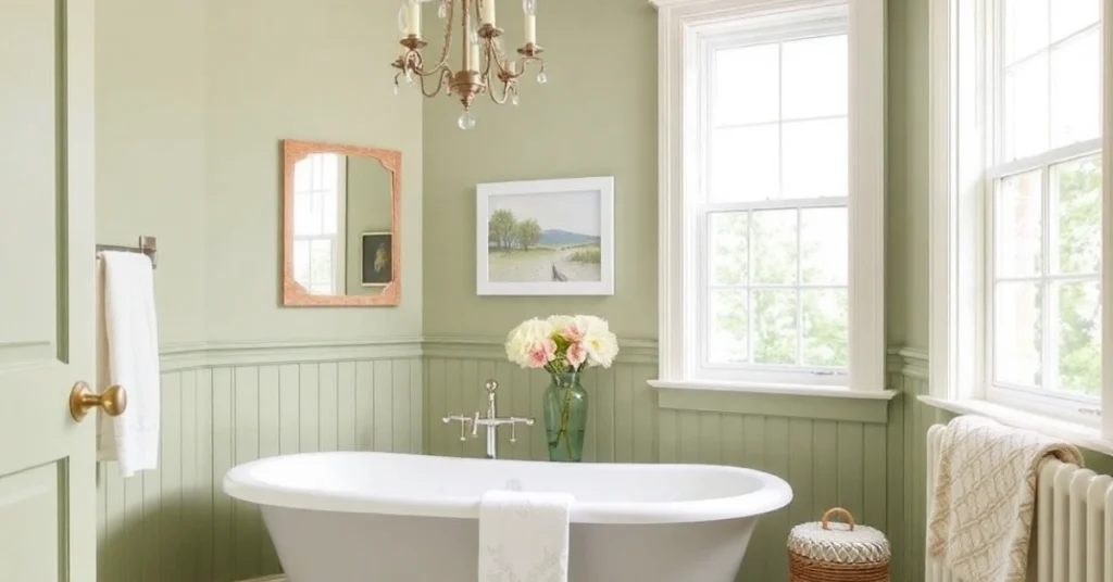 Choosing the Perfect Color Palette for Your English Countryside Bathroom