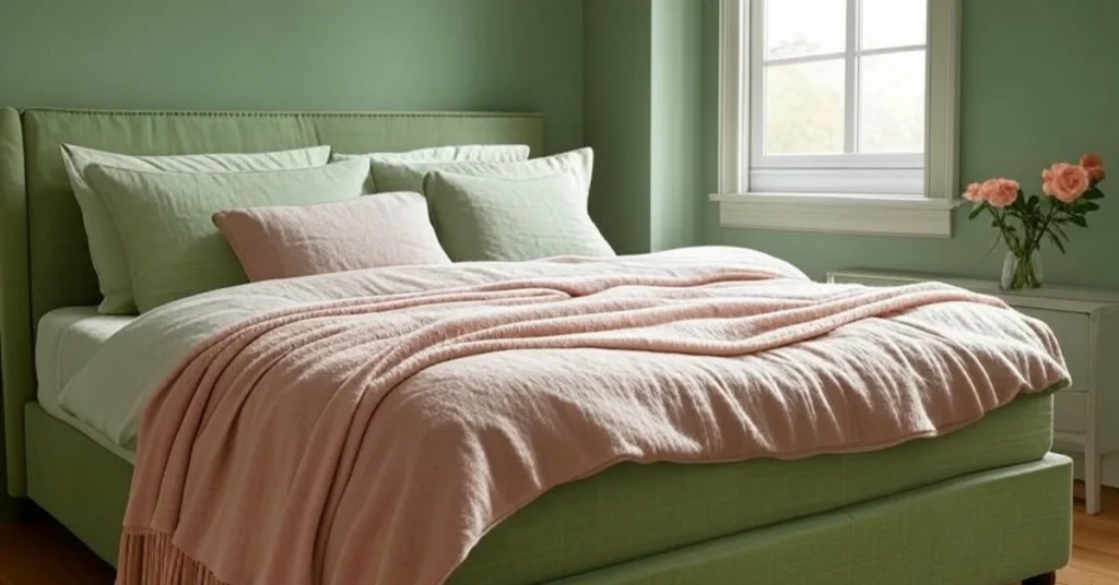 Sage Green with Blush Pink