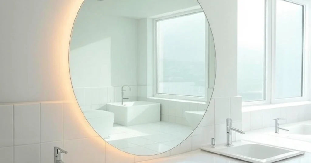 Add a Statement Mirror to Enhance Space