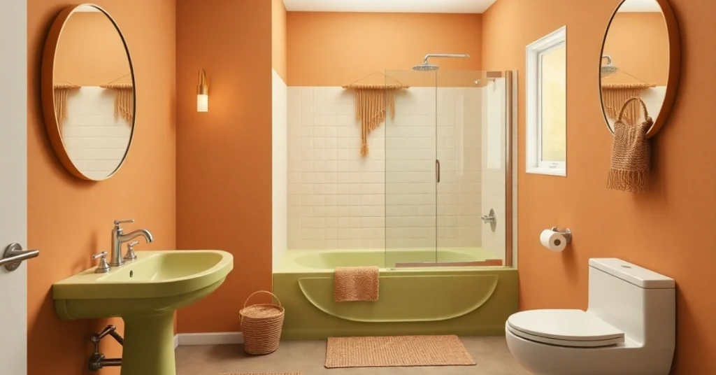 Design Elements to Create an Authentic 1970s Bathroom