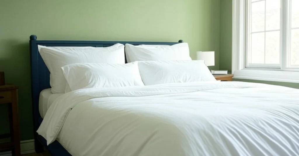 Sage Green and Navy Blue