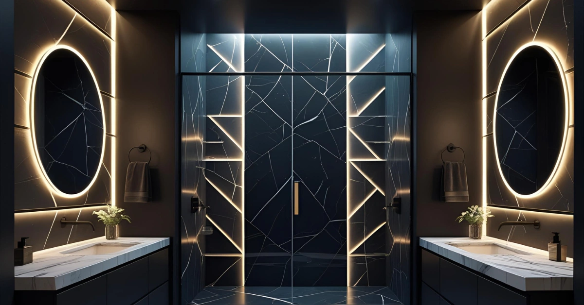 25 Dark Bathroom Design Bold & Elegant Ideas