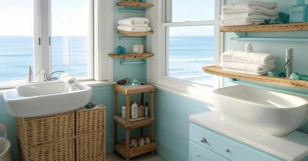 Storage Solutions for Coastal Bathrooms