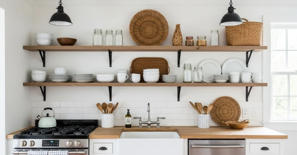 Use Open Shelving for Display