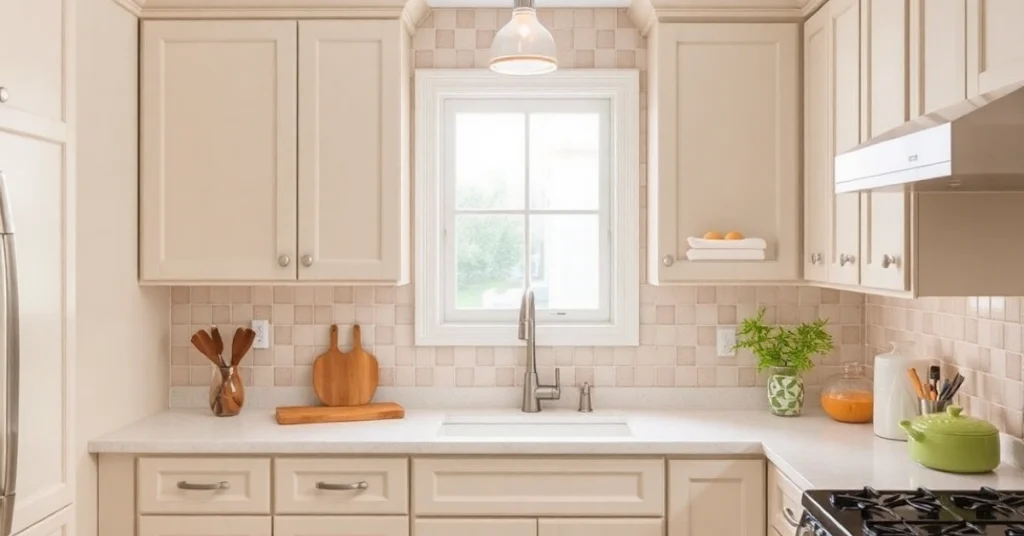 Maintaining and Cleaning Beige Kitchen Cabinets