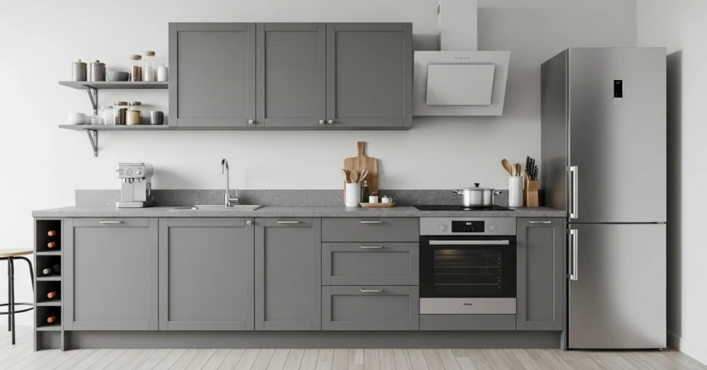 Monochrome Modern Kitchen