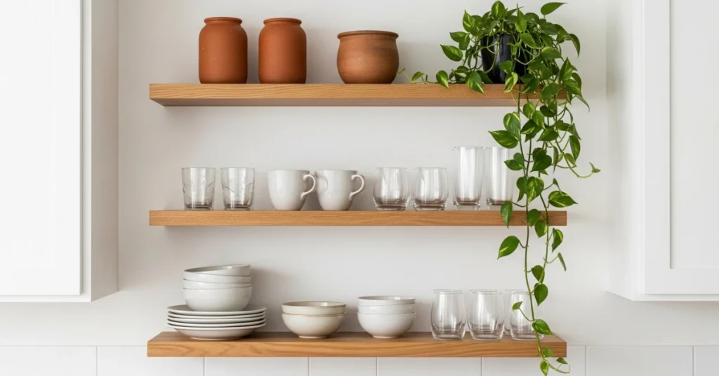 Open Shelving for Style
