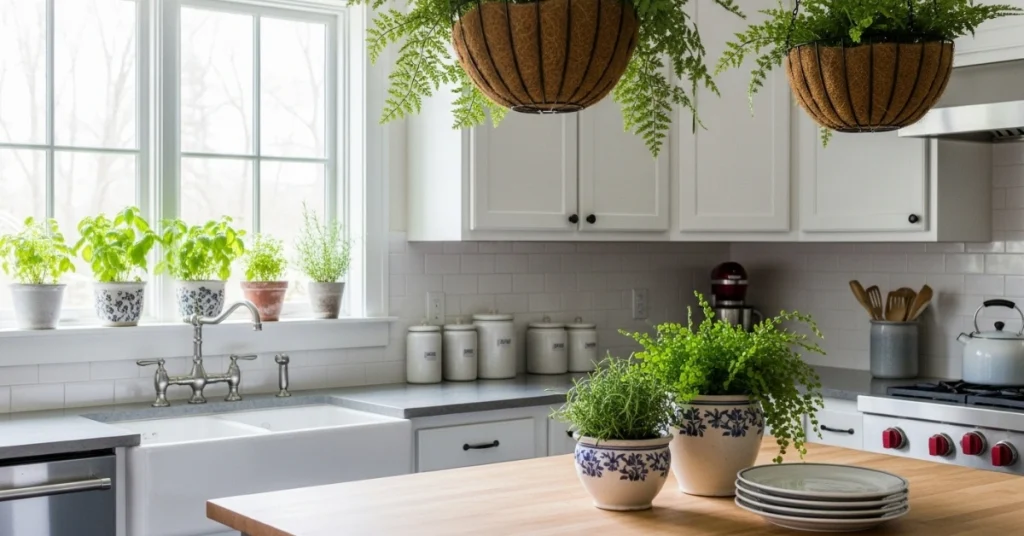 Add Greenery for a Fresh Touch