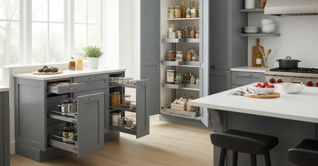 Storage Solutions for a Clutter-Free Modern Kitchen