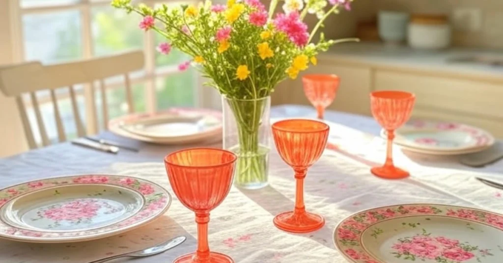 Spring-Themed Tableware