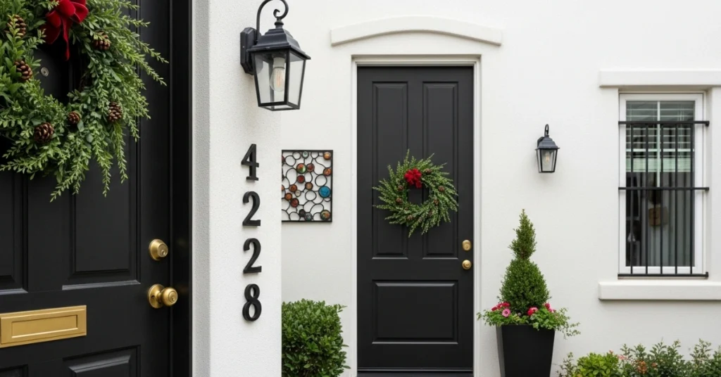How to Personalize Your White Stucco Townhouse