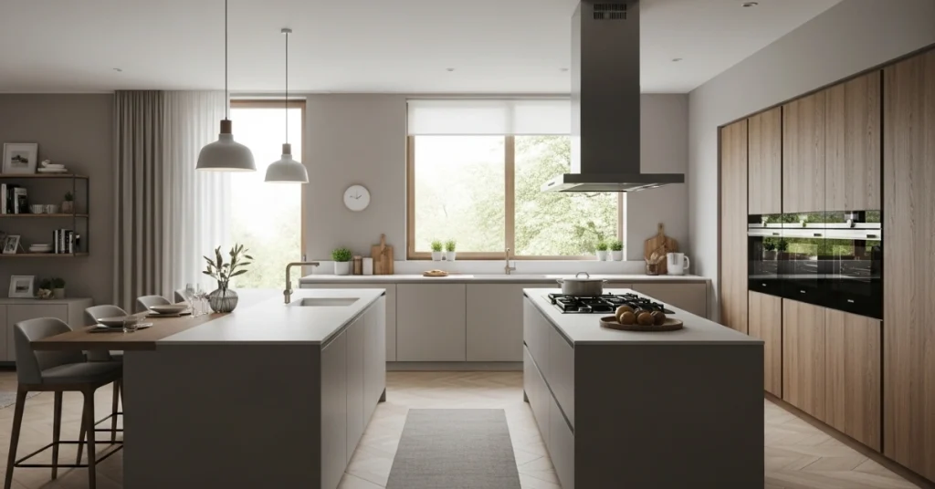 Family-Friendly Modern Kitchen