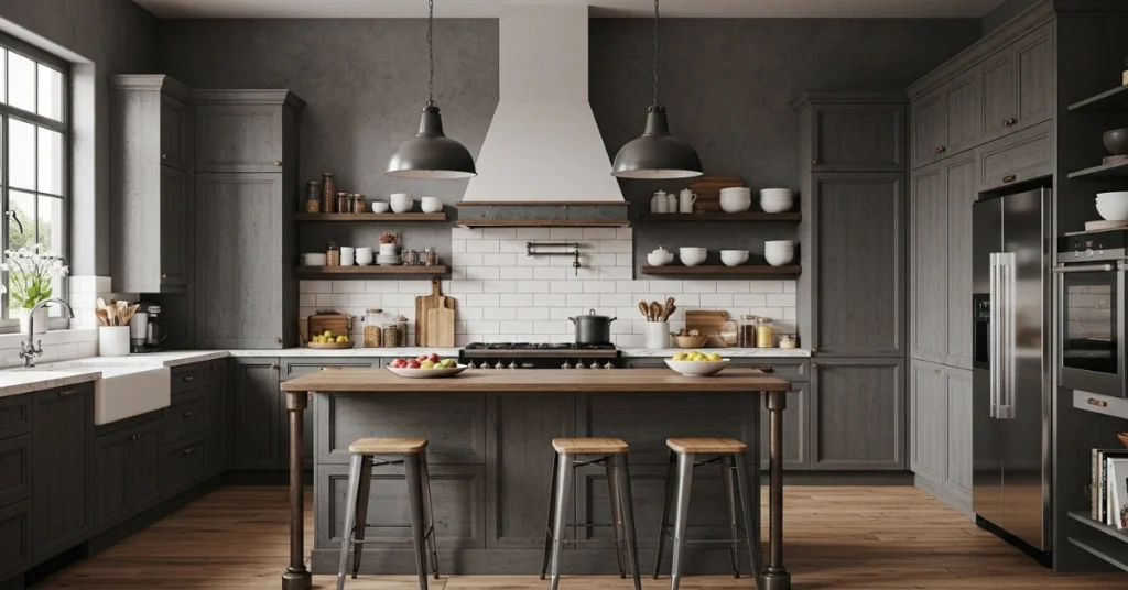 Industrial Kitchen Design: Bold & Functional Ideas