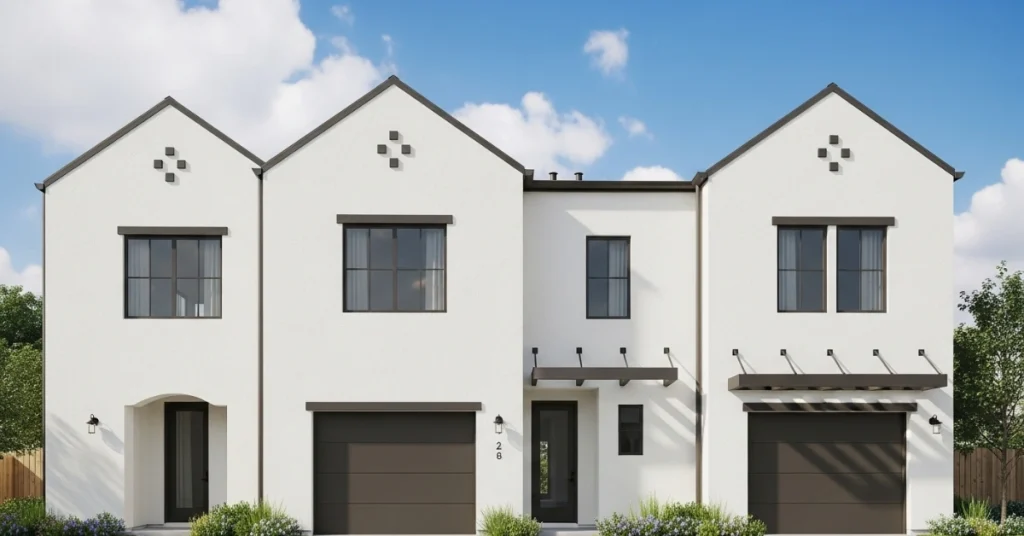 The Future of White Stucco Townhouses