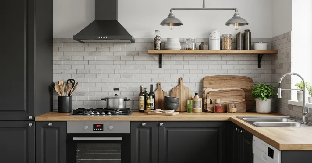 Industrial Kitchen Design on a Budget
