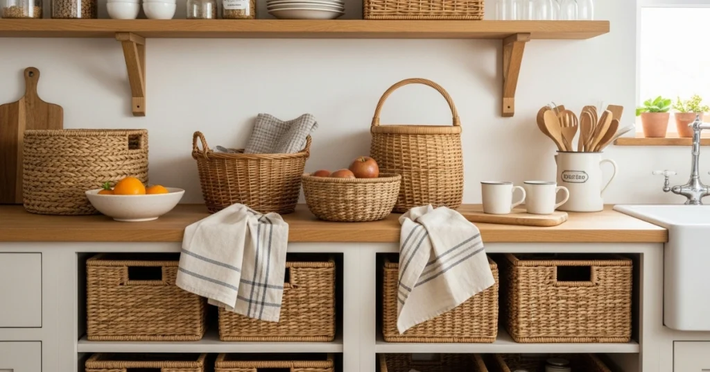 Incorporate Woven Baskets