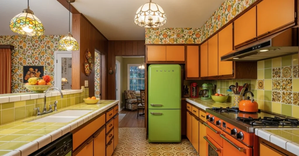 What Defined the 1970s Kitchen Aesthetic?