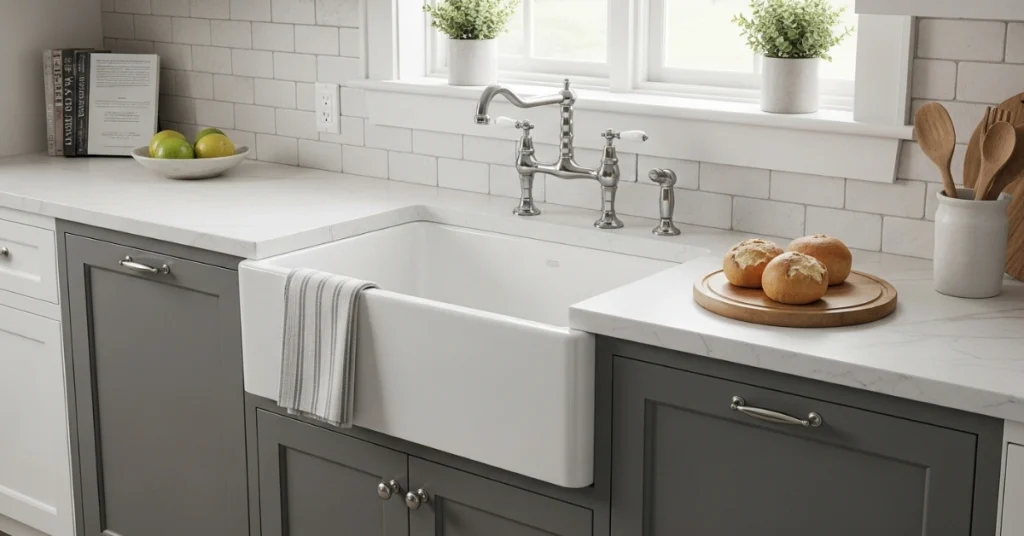 Incorporate a Classic Farmhouse Sink