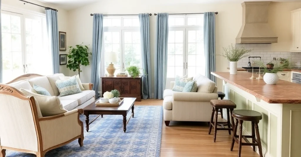 Color Palettes for French Country House Interiors