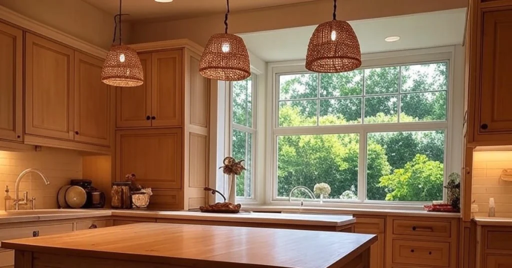 Pendant Lights Over Islands