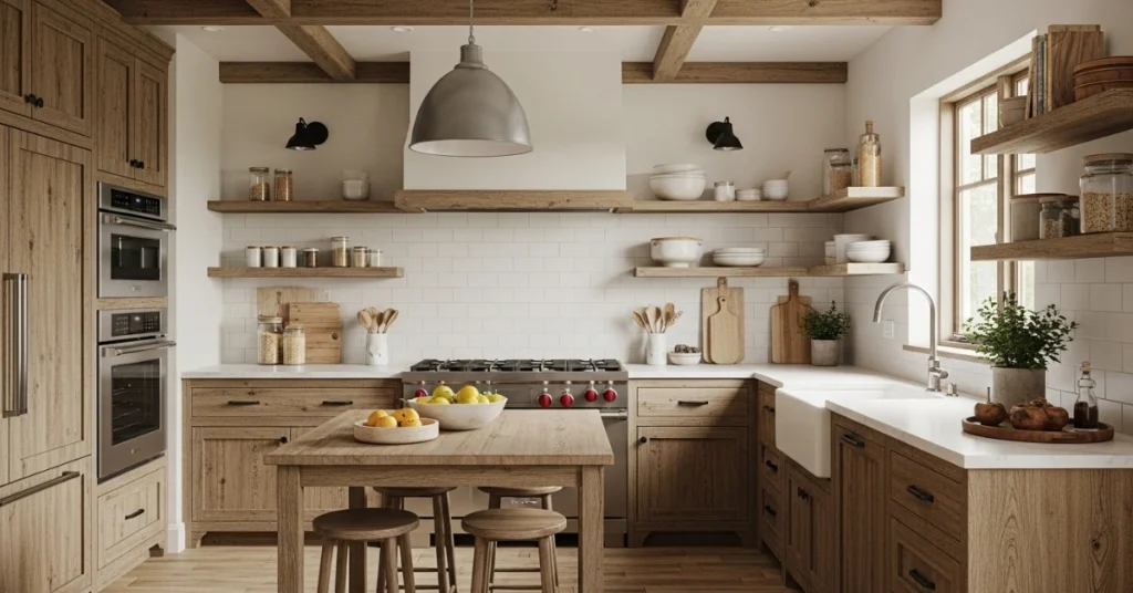 Incorporate Natural Wood Elements