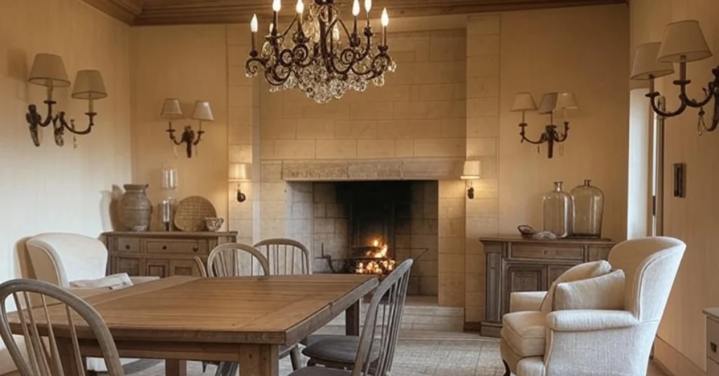 Lighting Ideas for French Country House Interiors