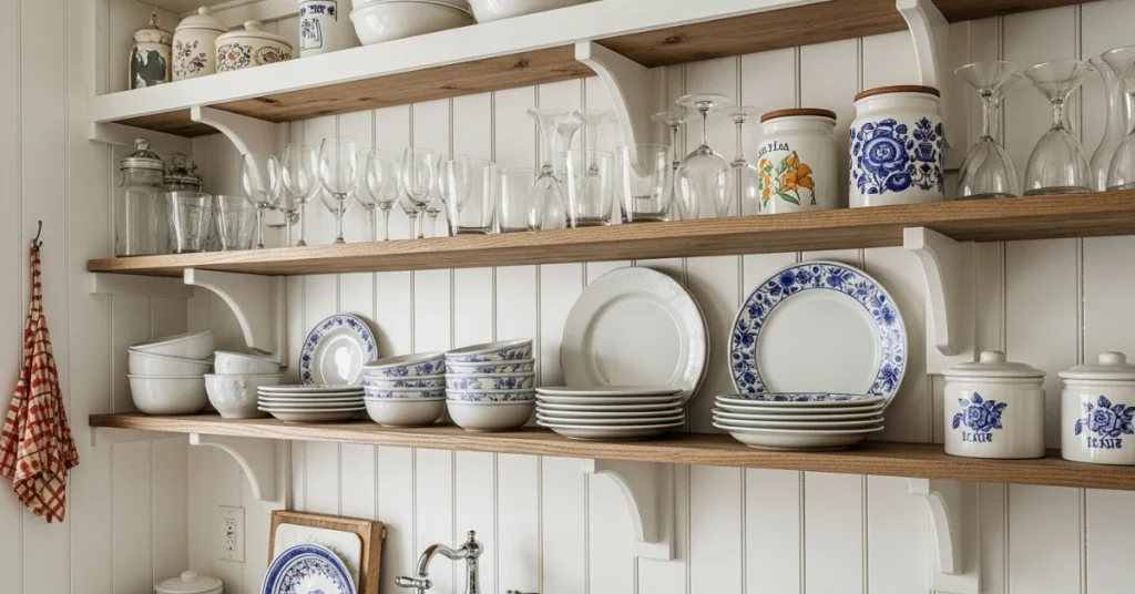 Open Shelving for a Lived-In Look