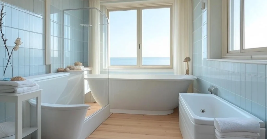 Coastal Bathroom Tiles and Flooring