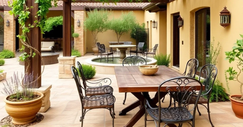 Outdoor Spaces: Extending the Tuscan Charm