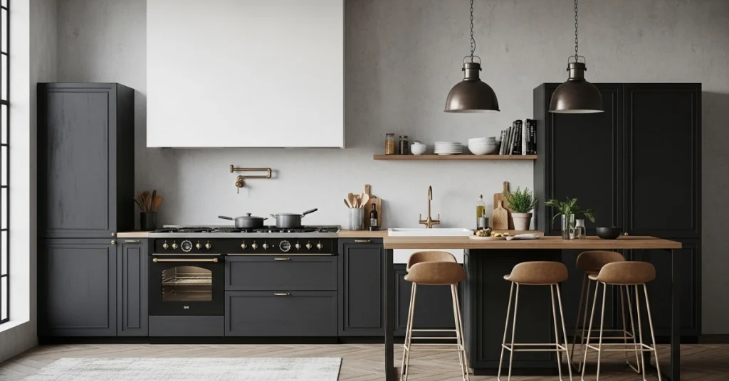 Neutral Color Palette with Bold Accents